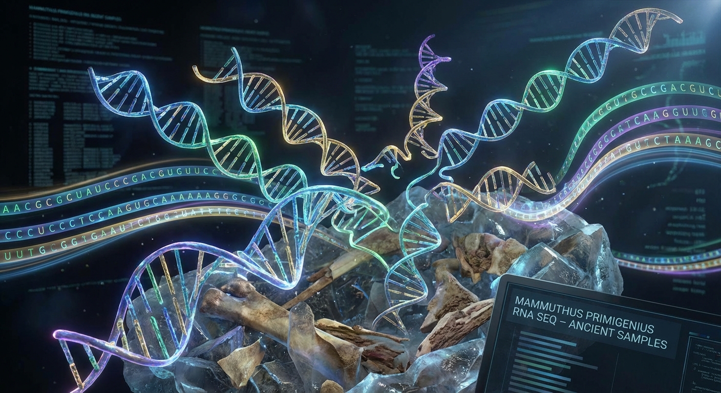 Computer visualization of RNA molecular structure with sequence data overlay